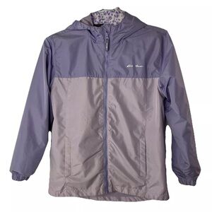 Eddie Bauer Girls’ Lilac 3 in 1 Jacket Windbreaker Fleece Size Large 14/16